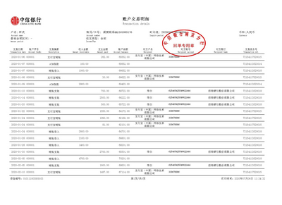 中信银行流水代办